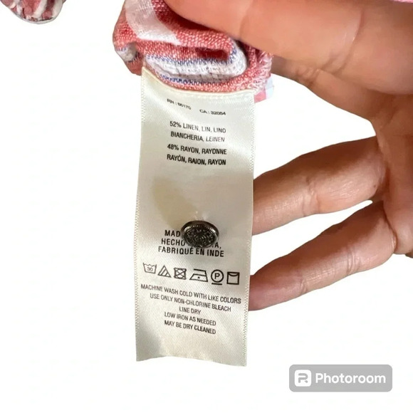 Akemi + Kin Anthropologie Audria Peasant Embroidered Blouse size Small - Picture 9 of 9